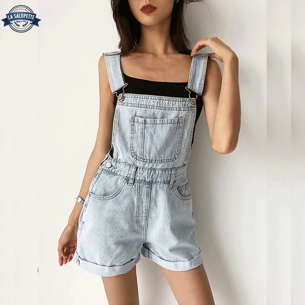 Salopette outlet short jean