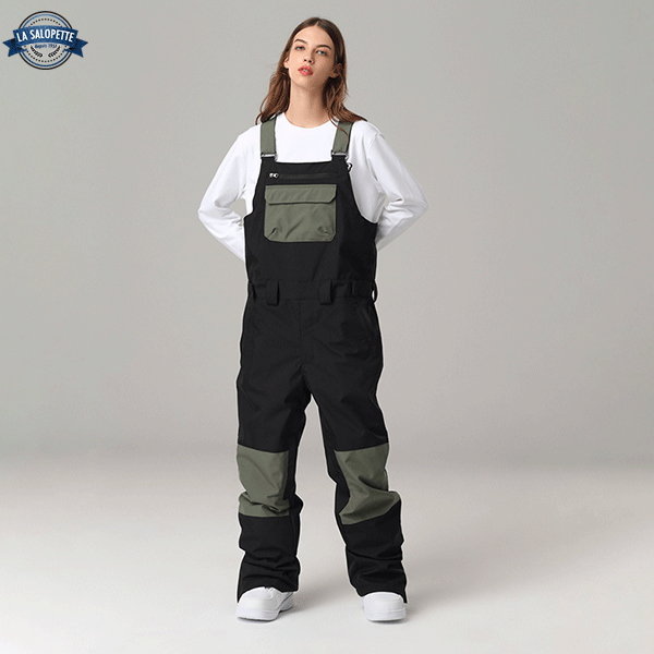 Ski Dungarees Black Spider