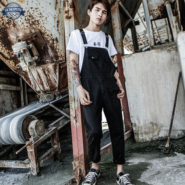 Work Dungarees Urban Black
