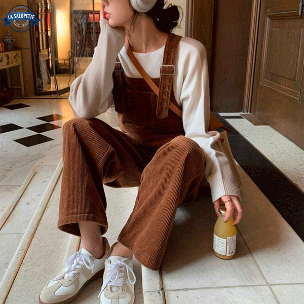 Vintage Dungarees Brown Velvet