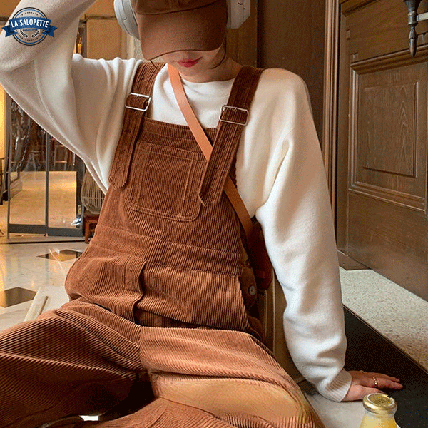 Vintage Dungarees Brown Velvet