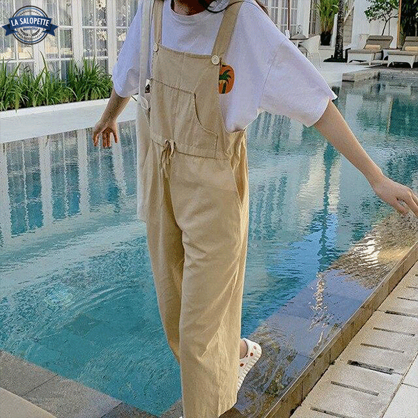 Vintage Dungarees Beige Padua Woman