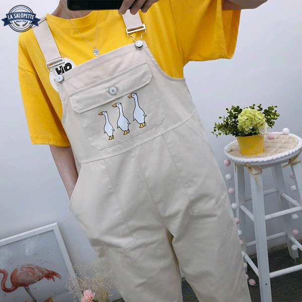 Vintage Dungarees Beige Peach