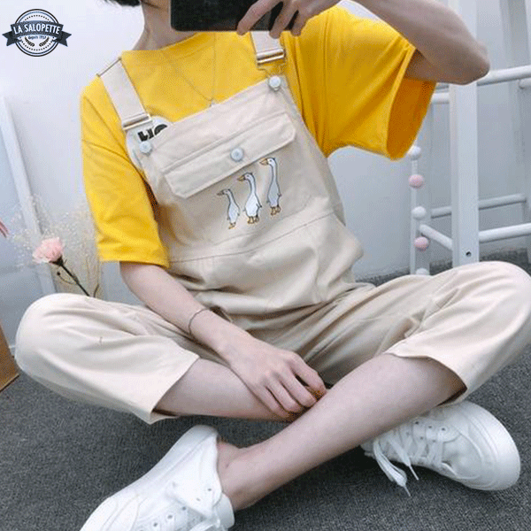 Vintage Dungarees Beige Peach