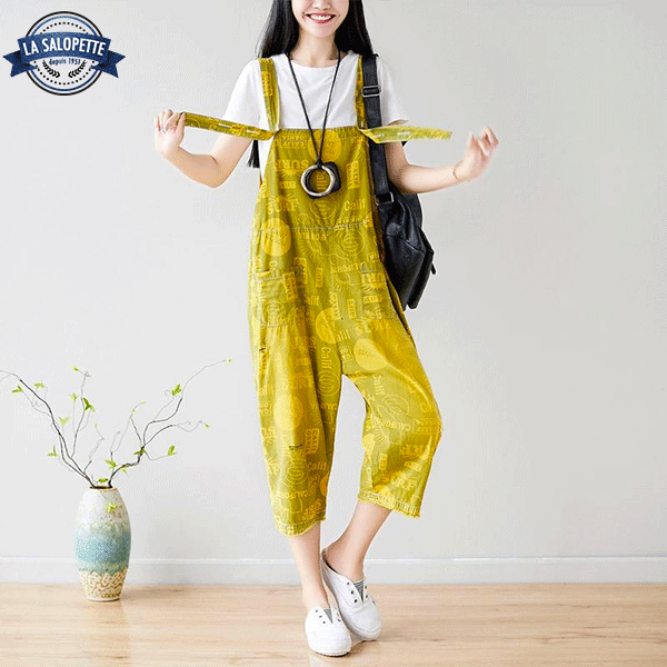 Vintage Dungarees Lemongrass Yellow