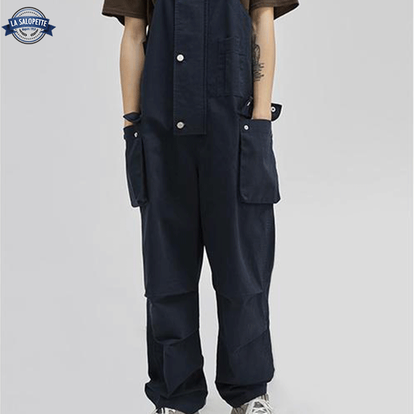 Work Dungarees Black Explorer