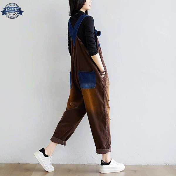 Denim Dungarees Tawny Brown